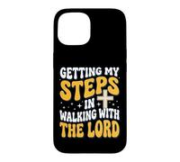 Carcasa para iPhone 15 Getting My Steps In Walking with The Lord