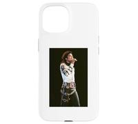 Carcasa para iPhone 15 Gira Mundial de Michael Jackson Man In The Mirror Bad 1988