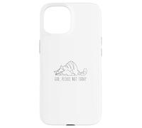 Carcasa para iPhone 15 God Please Not To Today Sleeping Cat Nope Not Today