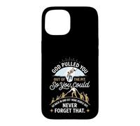 Carcasa para iPhone 15 God Pull You out of The Pit Recovery Faith Design