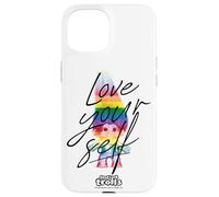 Carcasa para iPhone 15 Good Luck Trolls Love Your Self Rainbow