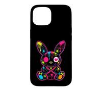 Carcasa para iPhone 15 Goth Bunny Kawaii Rabbit Cute Gothic Outfit E-Girl Grunge