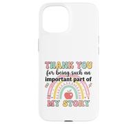 Carcasa para iPhone 15 Gracias Parte Importante Mi Profesor de Historia
