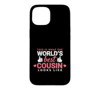 Carcasa para iPhone 15 Gracioso Decir Esto como se ve el Primo del Mundo
