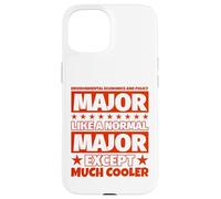 Carcasa para iPhone 15 Graduación de Estudiantes de economía Ambiental y políticas -