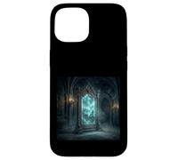 Carcasa para iPhone 15 Gráfico de Mystic Mirror Portal Gothic Fantasy Magic Realm