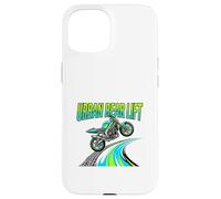 Carcasa para iPhone 15 Gráfico Urban Rear Lift Street Bike Rider