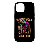 Carcasa para iPhone 15 Gran diseño de Oso Smoky Mountains USA