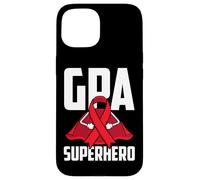 Carcasa para iPhone 15 Granulomatosis con Polyangeitis GPA Superhero Fighter