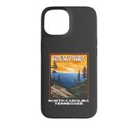 Carcasa para iPhone 15 Great Smoky Mountains Vintage WPA National Park Smokies