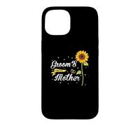 Carcasa para iPhone 15 Groom's Fabulous Mother Sunflower Family Wedding Party