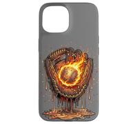 Carcasa para iPhone 15 Guante de béisbol Drip Boys Lava Derretir Deportes Goteo