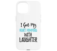 Carcasa para iPhone 15 Hago Que mi corazón palpite de Risa