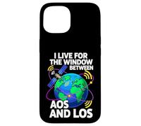 Carcasa para iPhone 15 Ham Radio Satellite AOS LOS Acquisition Signal Design