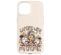 Carcasa para iPhone 15 Hanging with My Gnomies On Easter Day Unique Spring GNOME