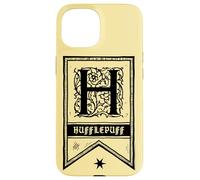 Carcasa para iPhone 15 Harry Potter Hufflepuff Drawn Banner