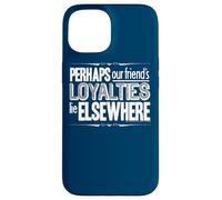 Carcasa para iPhone 15 Harry Potter Loyalties Lie Elsewhere Quote