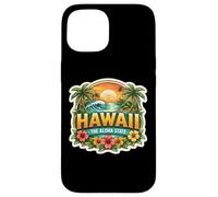 Carcasa para iPhone 15 Hawái The Aloha State Souvenir Visitor Memorabilia Hawaiian