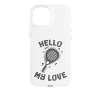 Carcasa para iPhone 15 Hello My Love Padel Tenis