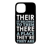 Carcasa para iPhone 15 Her There Are - Inglés Gramática