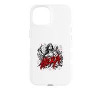 Carcasa para iPhone 15 Hera Reina De Los Dioses Romanos Su Ira Es Divina