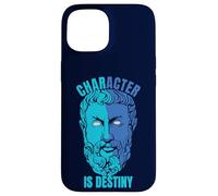 Carcasa para iPhone 15 Heraklit Cita Personaje es el filósofo del Destino