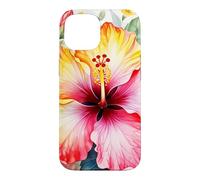 Carcasa para iPhone 15 Hibisco Aloha Flor Espiritual Hawaii Maui Oahu Kauai Isla