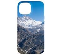 Carcasa para iPhone 15 Himalayas Nepal Nevado Picos Montaña Paisaje Escena