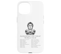 Carcasa para iPhone 15 Historia Griega clásica - Alejandro Magno World Tour