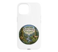 Carcasa para iPhone 15 HOH Rainforest Olympic National Park Washington EE.UU