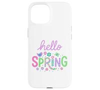 Carcasa para iPhone 15 Hola Spring Cool Vibes