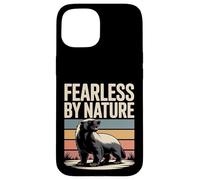 Carcasa para iPhone 15 Honey Badger Vintage de Fearless by Nature
