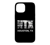 Carcasa para iPhone 15 HTX City of Houston Skyline Art Downtown Texas Souvenir Gift