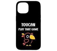 Carcasa para iPhone 15 Humor Animals Toucan toco Simple Bird Play Toucan