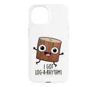 Carcasa para iPhone 15 I Got Log-a-Rhythm Juego de Palabras matemáticas Divertido