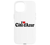 Carcasa para iPhone 15 I Love Heart Cote D'AZUR LA Riviera Francesa Niza MÓNACO
