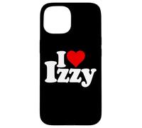 Carcasa para iPhone 15 I Love Heart Izzy Isabel Nombre EN UNA tee