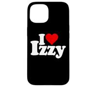 Carcasa para iPhone 15 I Love Heart Izzy Isabel Nombre EN UNA tee
