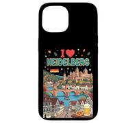 Carcasa para iPhone 15 I Love Heidelberg Alemania