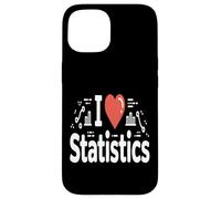 Carcasa para iPhone 15 I Love Statistics Funny Data Analyst Matemáticas