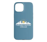 Carcasa para iPhone 15 I Will Make a Way in The Wilderness Bible Verse Isaiah 43:19