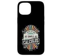Carcasa para iPhone 15 I Wish Life Was As Simple As Calculus Badge Fun
