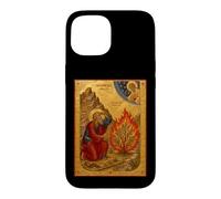 Carcasa para iPhone 15 Icono católico de Moisés y la zarza ardiente