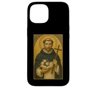Carcasa para iPhone 15 Icono católico Romano de Santo Domingo