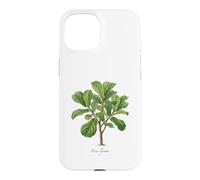 Carcasa para iPhone 15 Ilustración de Planta de Higo de Hoja de violín
