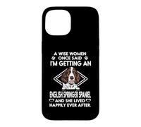 Carcasa para iPhone 15 I'm Getting An English Springer Spaniel Funny Dog Mom Puppy