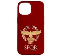 Carcasa para iPhone 15 Imperio Romano República SPQR Águila Aquila Pilar Corona de