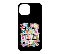 Carcasa para iPhone 15 In My Sassy Sister Era - Letras Cortadas Retro 90s Vibes