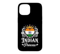Carcasa para iPhone 15 Indian Princess India Flag Proud Indian Girl