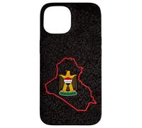 Carcasa para iPhone 15 Irak Bagdad Irak Home IRQ Diseño de Mapa iraquí I Love Irak Flag